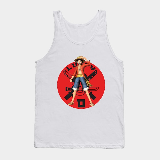 ONE PIECE T-SHIRT FUN PO01 Tank Top by Huko